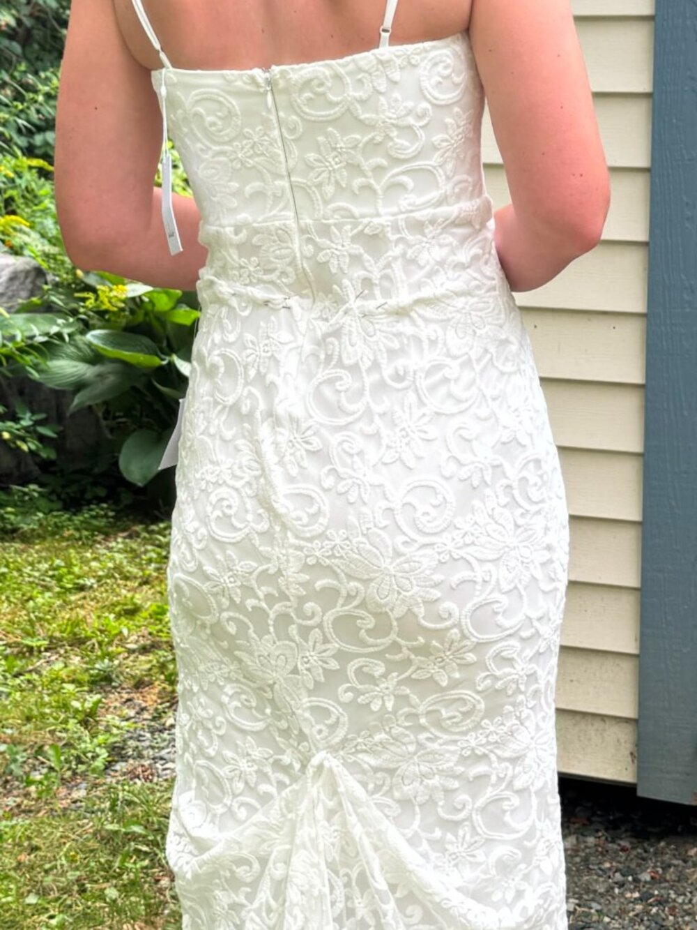 Lulus My Kind of Forever White Mesh Floral Embroidered Maxi Dress